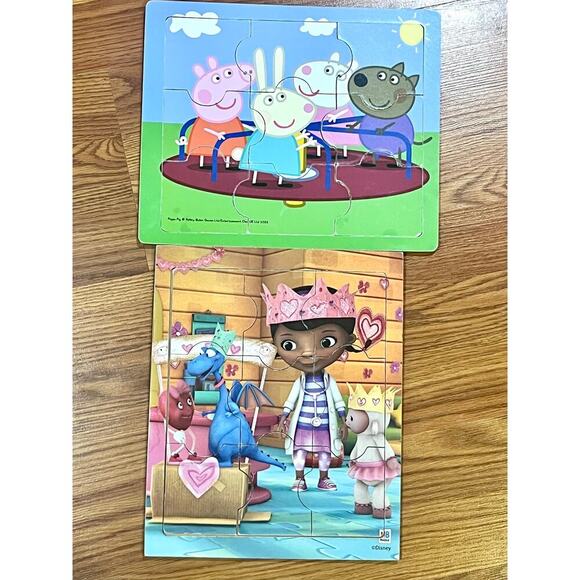 Peppa Pig & Doc McStuffins jig saw puzzles - Picture 1 of 6